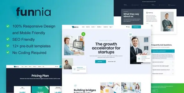 Funnia – Digital Agency Elementor Template Kit